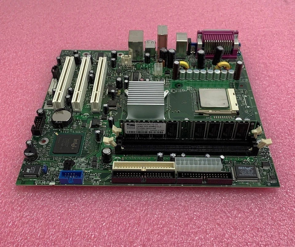 Dell Dimension 1100 Motherboard Intel Pentium 4 2.8GHz 256MB RAM No Shield - Image 3 of 4