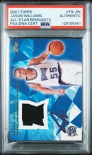 2001-02 JASON WILLIAMS TOPPS ALL STAR WARM-UP PSA/DNA AUTOGRAPH AUTO AUTHENTIC