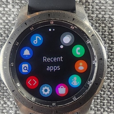 Samsung Herren Galaxy Watch 46mm Silber Smartwatch SM-R800 Bluetooth