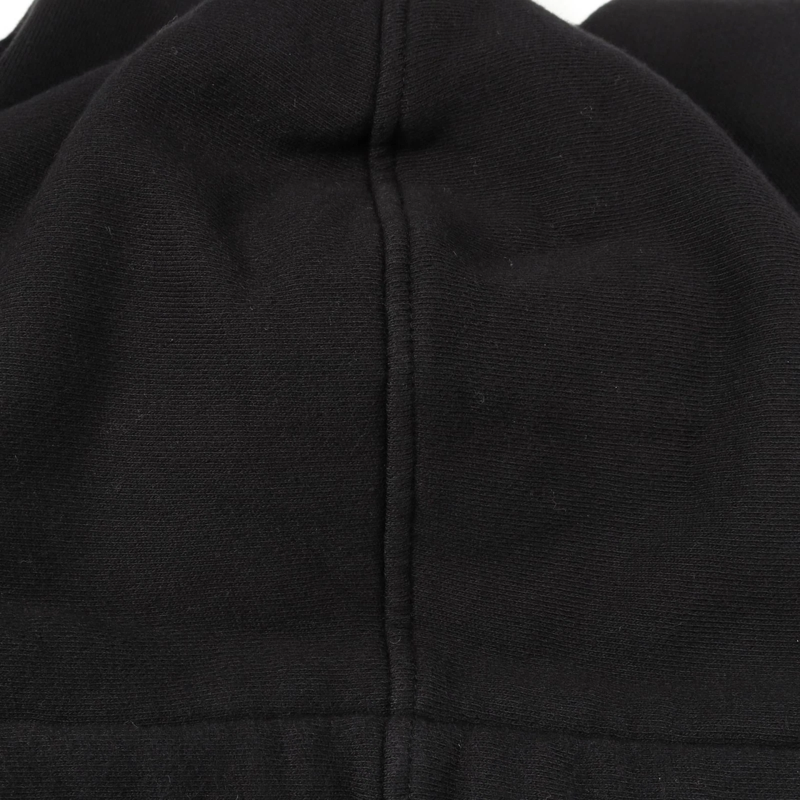 GUCCI Interlocking G Felpa con Cappuccio Abbigliamento Top Cotone Uomo Nero Bianco 475374