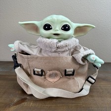 Disney Star Wars The Mandalorian Grogu The Child Baby Yoda Plush In Backpack