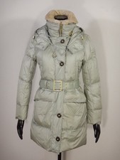 PEUTEREY Women's SCEPTRE BT Fur Trim Down Fill Parka Pale Green Size 40 US 8