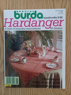 Burda Hardanger, handicraft 6/92    2018