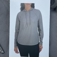 Sage Collective Women's S Hoodie Gray Nylon Spandex d1554