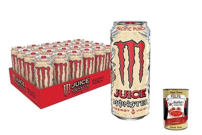 Monster Energy Pacific Punch, 24x500ml, Fruchtpunschgeschmack+Polpa