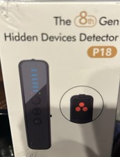 Ulepszony wykrywacz ukrytej kamery - urządzenie antyszpiegowskie zasilane sztuczną inteligencją, czarny GPS 