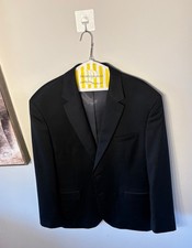 Kenneth Cole Black Suit - Worn Only Once, 46L jacket, 40x32 pants, cost 550 new
