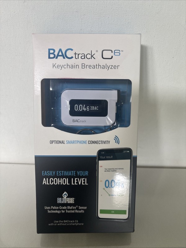 BACtrack C6 Keychain Breathalyzer | Professional - *SEALED* - Bluetooth  NEW