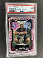 2024 Panini Prizm Liv Golf Jon Rahm Cherry Blossom /27 (RC) Variation Pop 1!!!