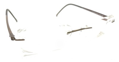 Silhouette 7642 40 6056 Titanium Brown Rimless Eyeglasses Frames 21 150 Austria