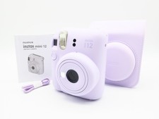 Fujifilm Instax mini 12 Instant Camera Instant Film Camera Lilac Purple + Bag