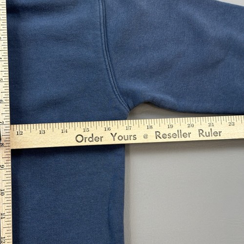 Carhartt Hoodie Boys Small 8-10 Blue Logo Spellout Pullover Sweatshirt - Picture 12 of 13