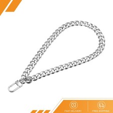 Keychain Wristlet Strap 8" Hand Wrist Lanyard Key Chain Holder for Bag - Silver