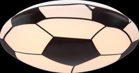 Globo D1 Lemmi Deckenleuchte Metall Weiß, Led, 3000 K, Warmweiß, 820 Lm, FußBall