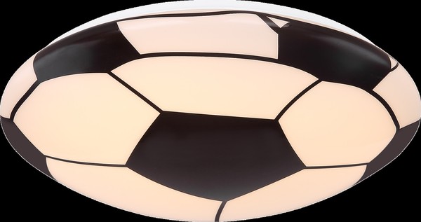 Globo D1 Lemmi Deckenleuchte Metall Weiß, Led, 3000 K, Warmweiß, 820 Lm, FußBall-image
