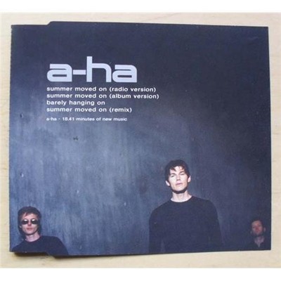 A-HA SUMMER MOVED ON CD SINGLE RADIO VERSION / ALBUM VERSION / REMIX / BARELY HA