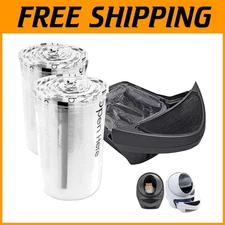 Waterproof Kitty Litter Box Liners, 120 Count