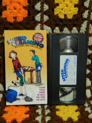 Speed Cleaning w/ Jeff Campbell (VHS, 95min.) Home Hygiene Tips & Tricks