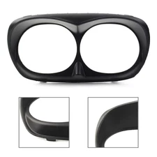 Dual Headlight Fairing Bezel Trim Cover For Harley Road Glide 98-13 Matte Black