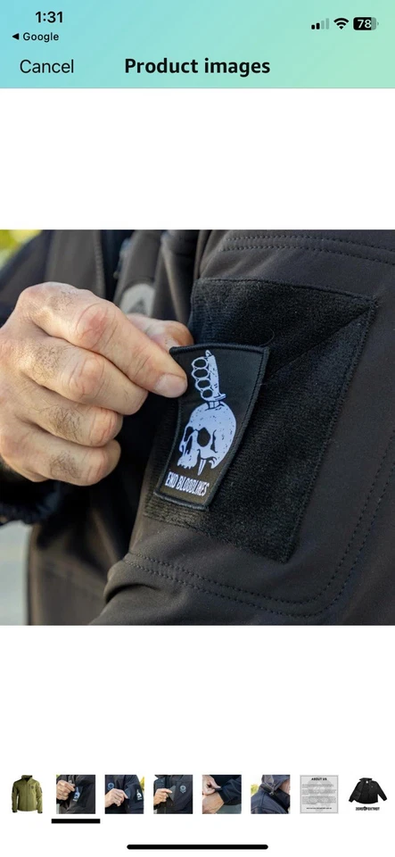 Abrigo bombardero Zero Fox Trot Special Ops táctico militar caparazón suave verde NUEVO Foto 2 de 4