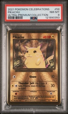 25th Ultra Premium Collection メタルピカチュウ Pikachu - (Celebrations Metal Card) 058/102 Miscellaneous Cards