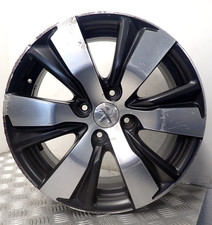 PEUGEOT 2008 MK1 16" GREY DIAMOND CUT ALLOY WHEEL 9678398177 (R1-E)