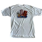 VTG HERSHEY REESES DEADSTOCK SNACK PROMO SINGLE STITCH WHITE T-SHIRT RARE 90s