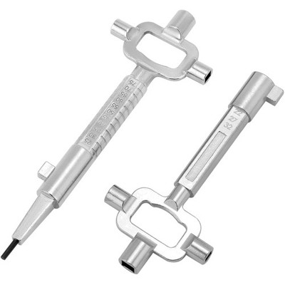 Universal Bauschlüssel Set, 2 Stück, Zinklegierung, Messlehre, geeignet für B...