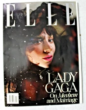 ELLE MAGAZINE February 2025 LADY GAGA Spring Fashions Handbags Make-up Ads