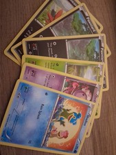 Pokemon 6 Card Steam Siege Basic Card Lot