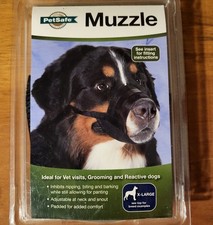 Petsafe Muzzle Size XL Breeds Black Padded