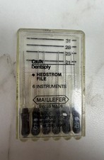 Dentsply Maillefer Hedstrom Files #40 - 25mm Stainless Steel - Full 6 Pack
