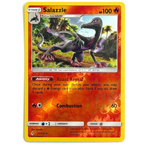 Salazzle Unbroken Bonds Pokemon 31/214 Reverse Holo NM-SP Rare Sun Moon SM10 TCG