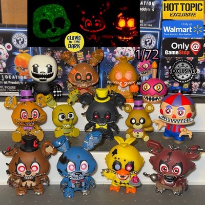 Five Nights at Freddy s 4 Funko Mystery Mini Lot Exclusive Glow Plushtrap FNaF