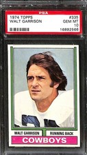 1974 Topps #335 WALT GARRISON PSA 10 GEM-MT 16892566 
