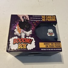 Mad Man Phone Volume Amplifier Universal No Bluetooth Cable Sound Booster NAVY