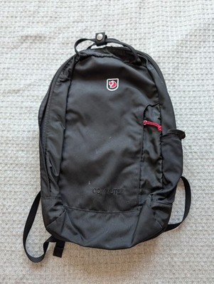 Fjallraven Black 19'' Commute 15 Backpack Laptop Travel Daypack Men Waist Belt