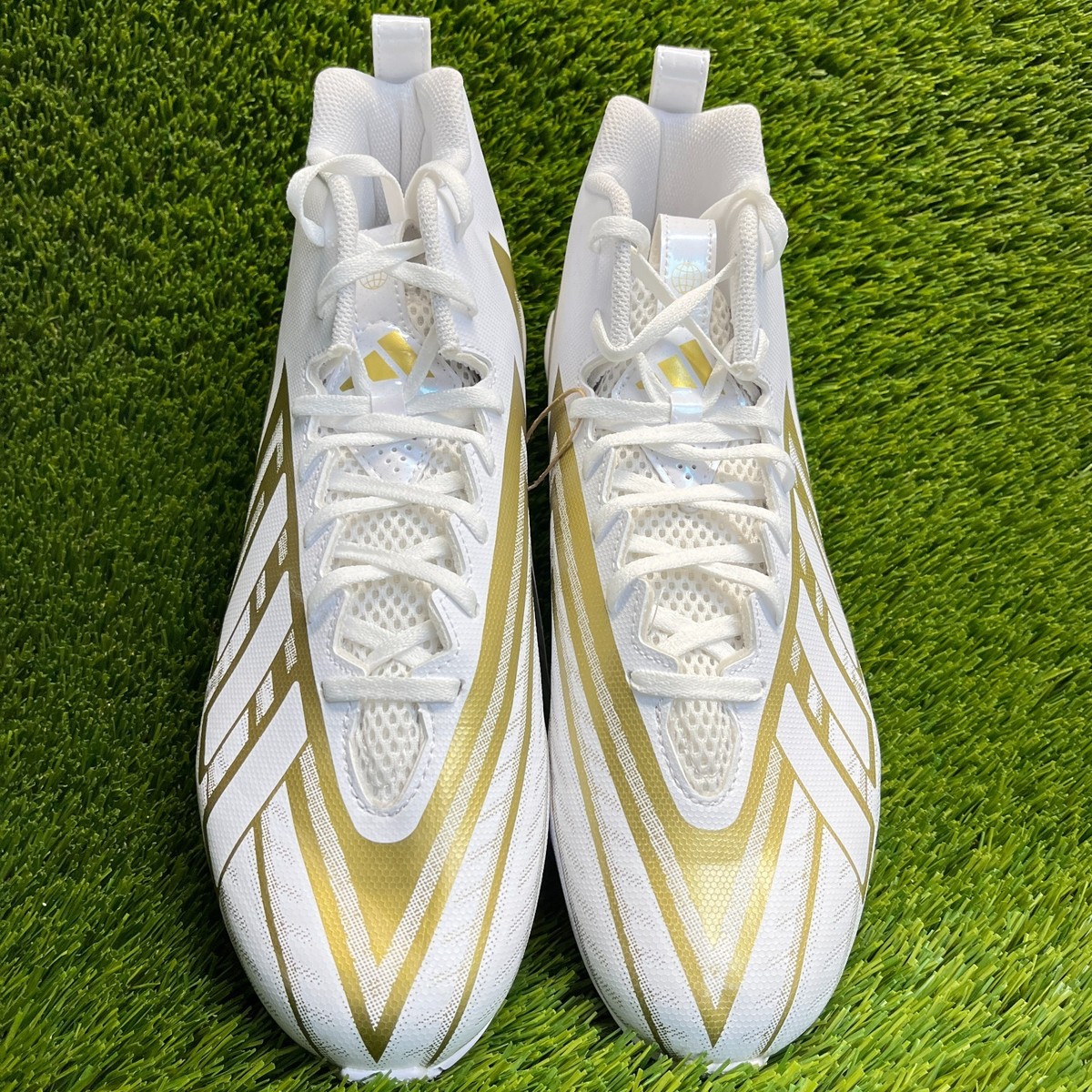 Adidas Freak Spark MD 23 Mens Size 11 White Gold Running 