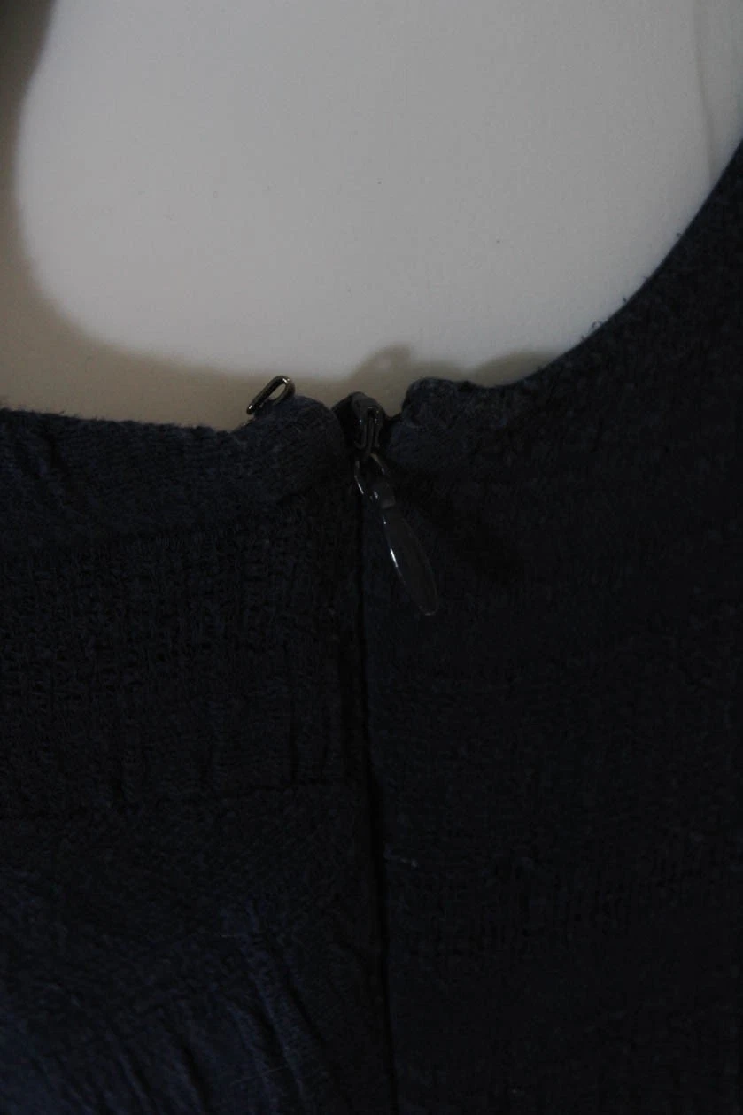 Abito midi Greylin donna Celine bordo frange blu taglia 8 12242892