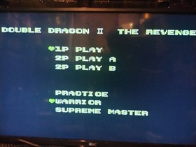 Double Dragon II The Revenge Nintendo NES Game Cartridge Tested 