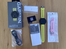 Garmin Forerunner 245 GPS Running Watch with Pink Strap Excellent Condition