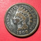 1900 US Indian Head Cent "SILVER Plated" Old US Coin!