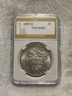 1897-O  62 MS MORGAN SILVER DOLLAR FREE SHIPPING