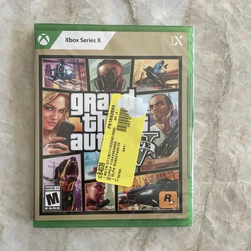 GTA 5 – Grand Theft Auto V Xbox Series X Physical Disc – NEW & SEALED