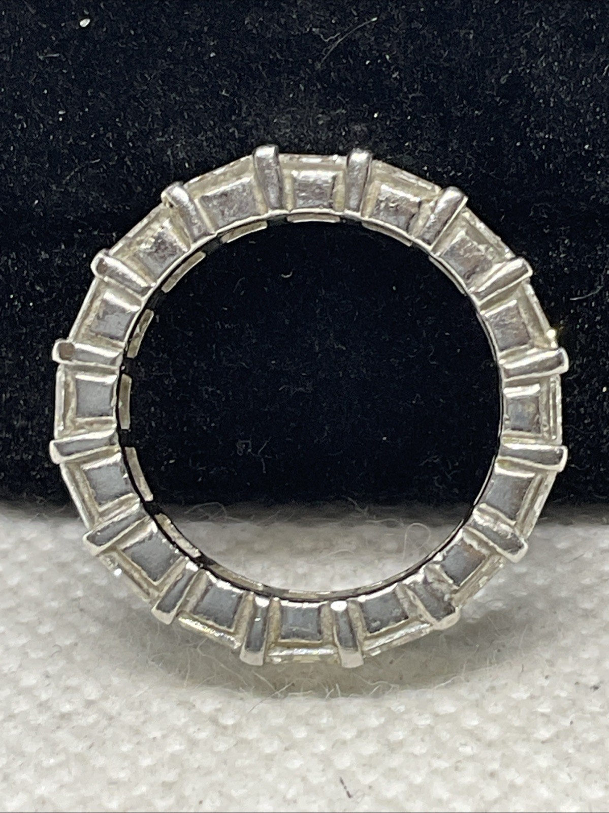 IMPRESSIVE Solid 900 Platinum Genuine Diamonds ET… - image 18