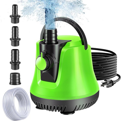 #ad Sump Pump Submersible Water Pump with Adjustable Flow Pool Cover Pump above Gr $40.47