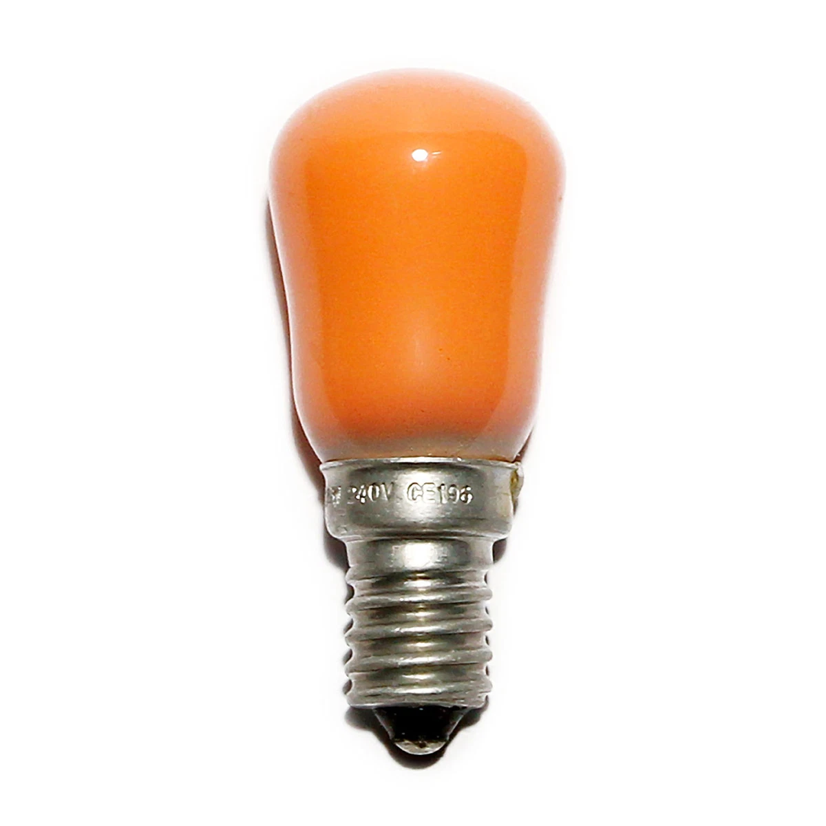Compton Pygmy 15w Amber Coloured Lamp SES E14 Small Screw Cap Sign Light Bulb