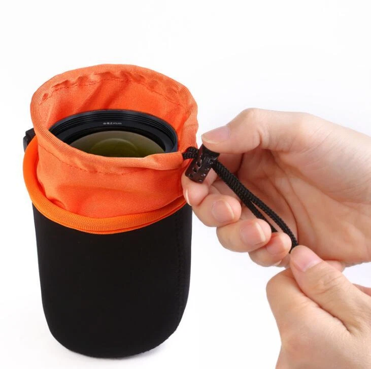 4pcs Waterproof DSLR Camera Lens Soft Protector Carry Pouch Bag Case - S M L XL - Image 3 of 4