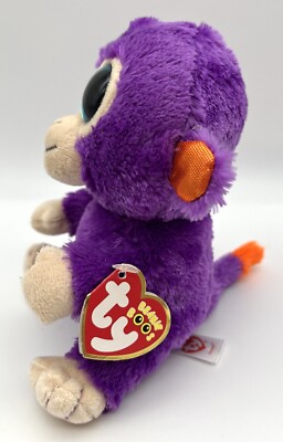 Ty Beanie Boos “Grapes” the Purple Monkey 6” Small Plush Toy | eBay