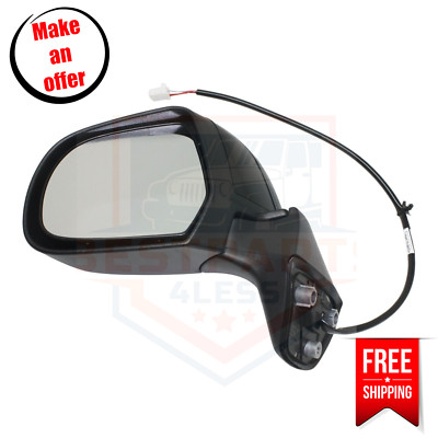 Kool Vue NS137EL Mirror Power Glass Left Side for Nissan Versa Note Hatchback